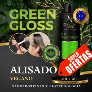 Alisado Vegano Green Gloss Nanoproteínas 500ml